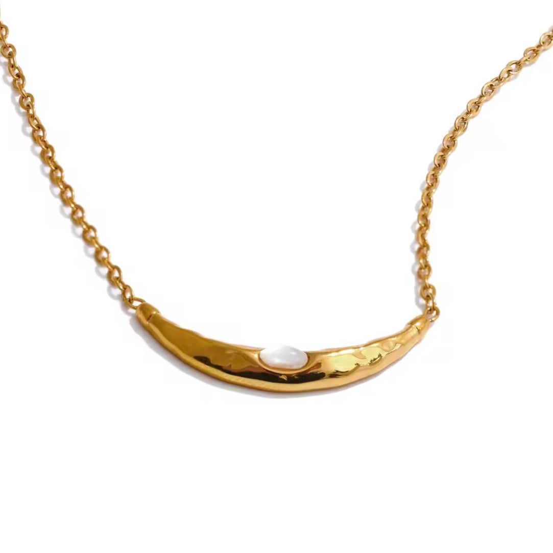 Collana Cairo Luna Dorata Oro