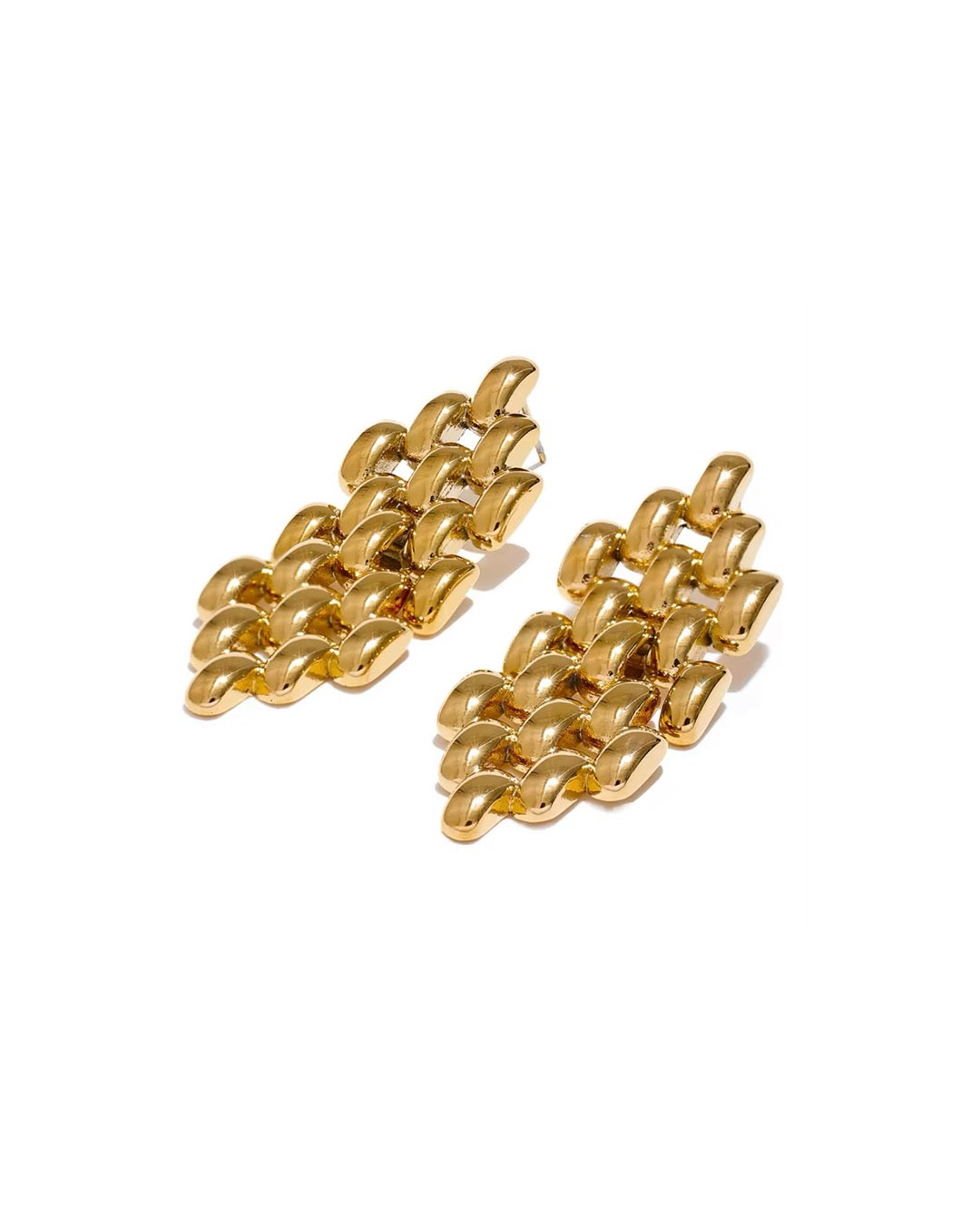 Orecchini Roma Intreccio Dorato
